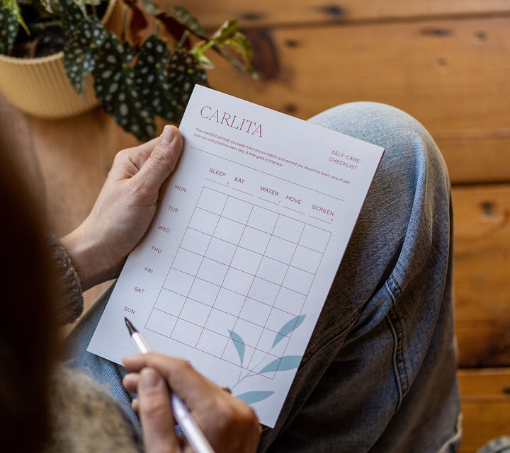 Carlita self-care checklist